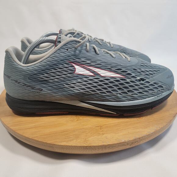 Altra Viho Running Sneakers Shoes Men 10.5 Gray Red Zero Limits - Picture 3 of 16